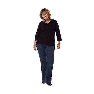 ‘Denim & Co.’ Stretch Boot Cut Jeans (Plus)